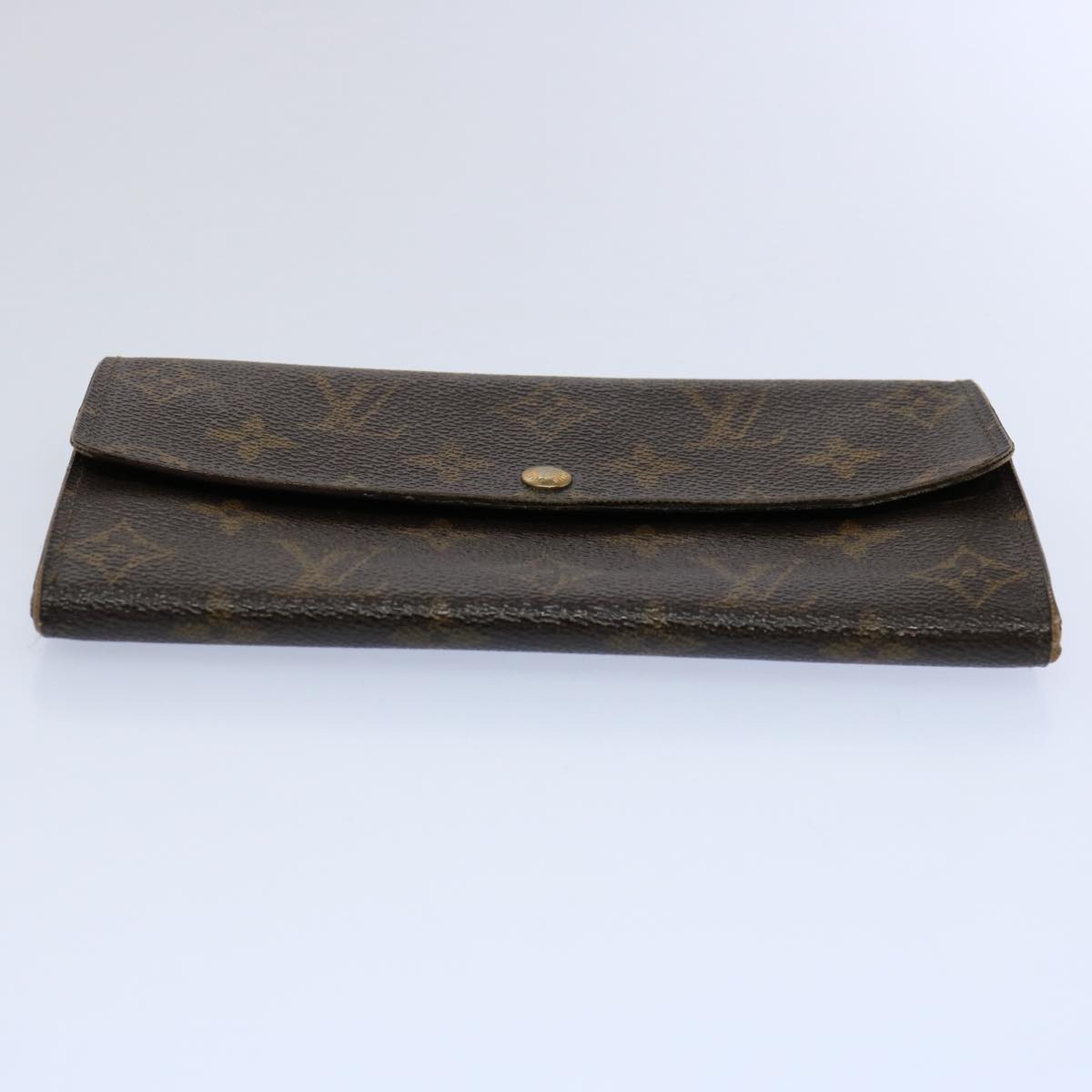 LOUIS VUITTON Monogram Portefeuille Sarah Long Wallet M60531 LV Auth 61191