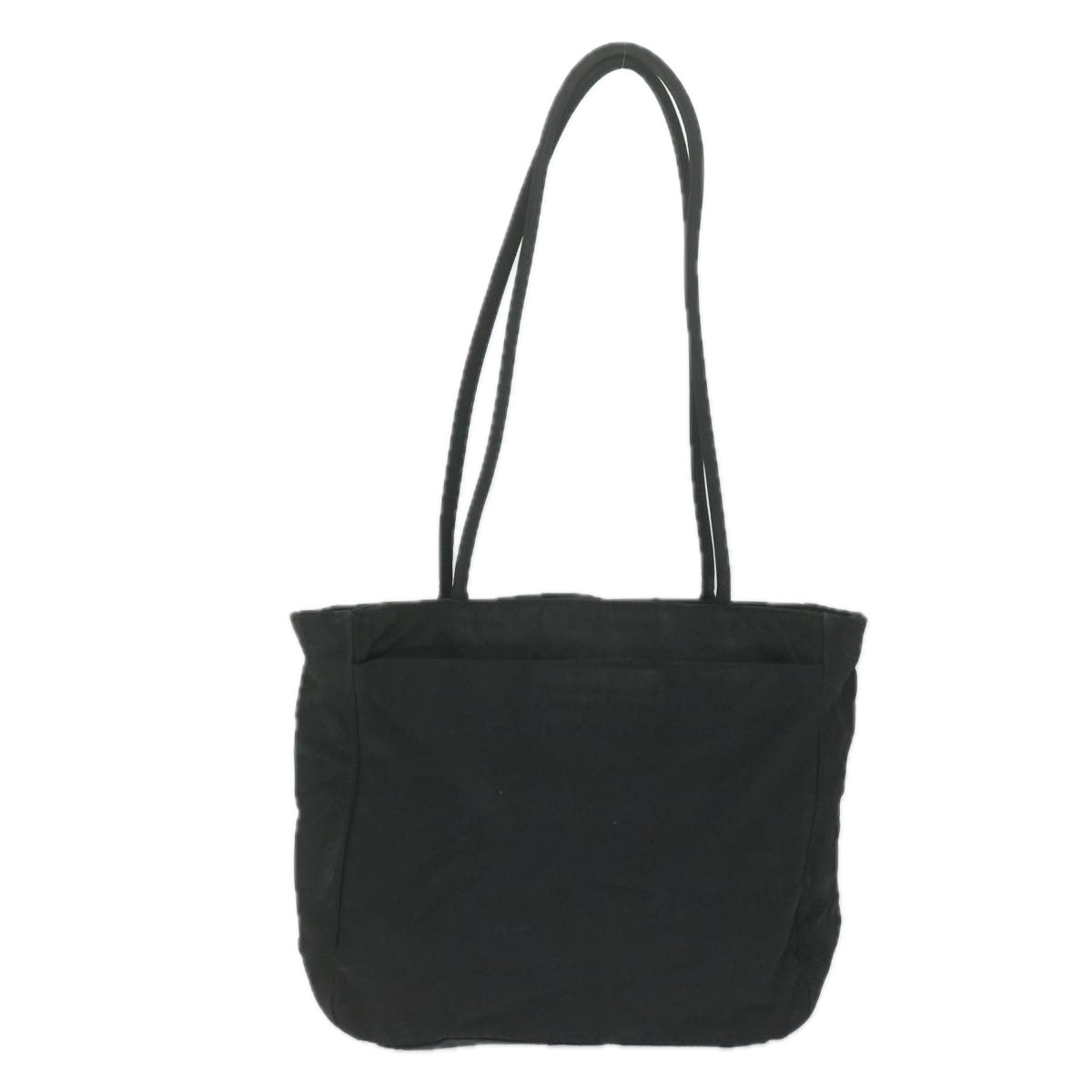 PRADA Tote Bag Nylon Black Auth 61252