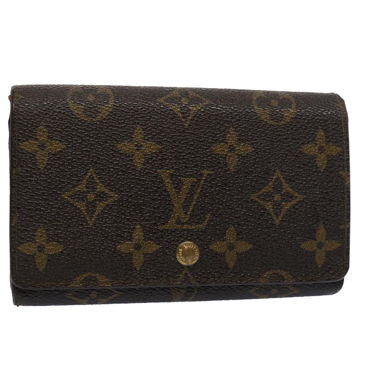 LOUIS VUITTON Monogram Portefeuille Tresol Wallet M61736 LV Auth 61275