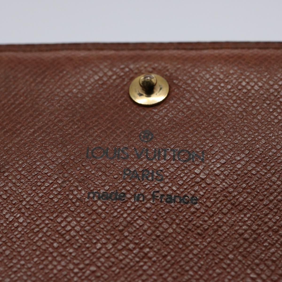 LOUIS VUITTON Monogram Portefeuille Tresol Wallet M61736 LV Auth 61275