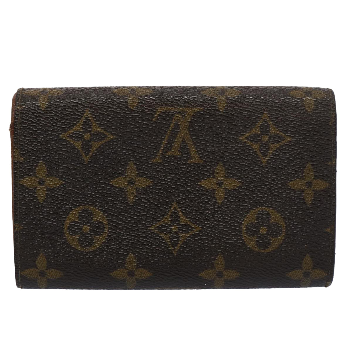 LOUIS VUITTON Monogram Portefeuille Tresol Wallet M61736 LV Auth 61275