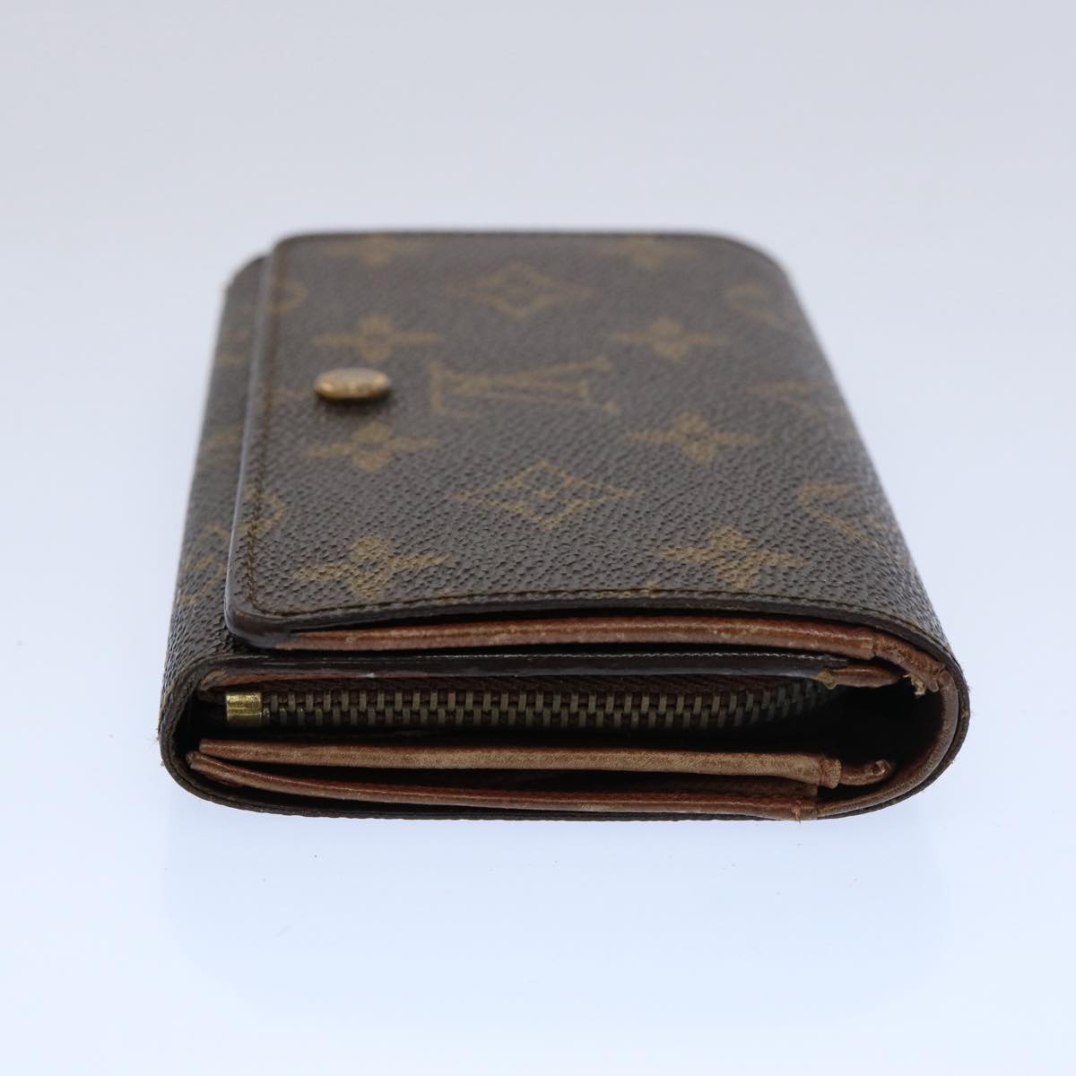 LOUIS VUITTON Monogram Portefeuille Tresol Wallet M61736 LV Auth 61275