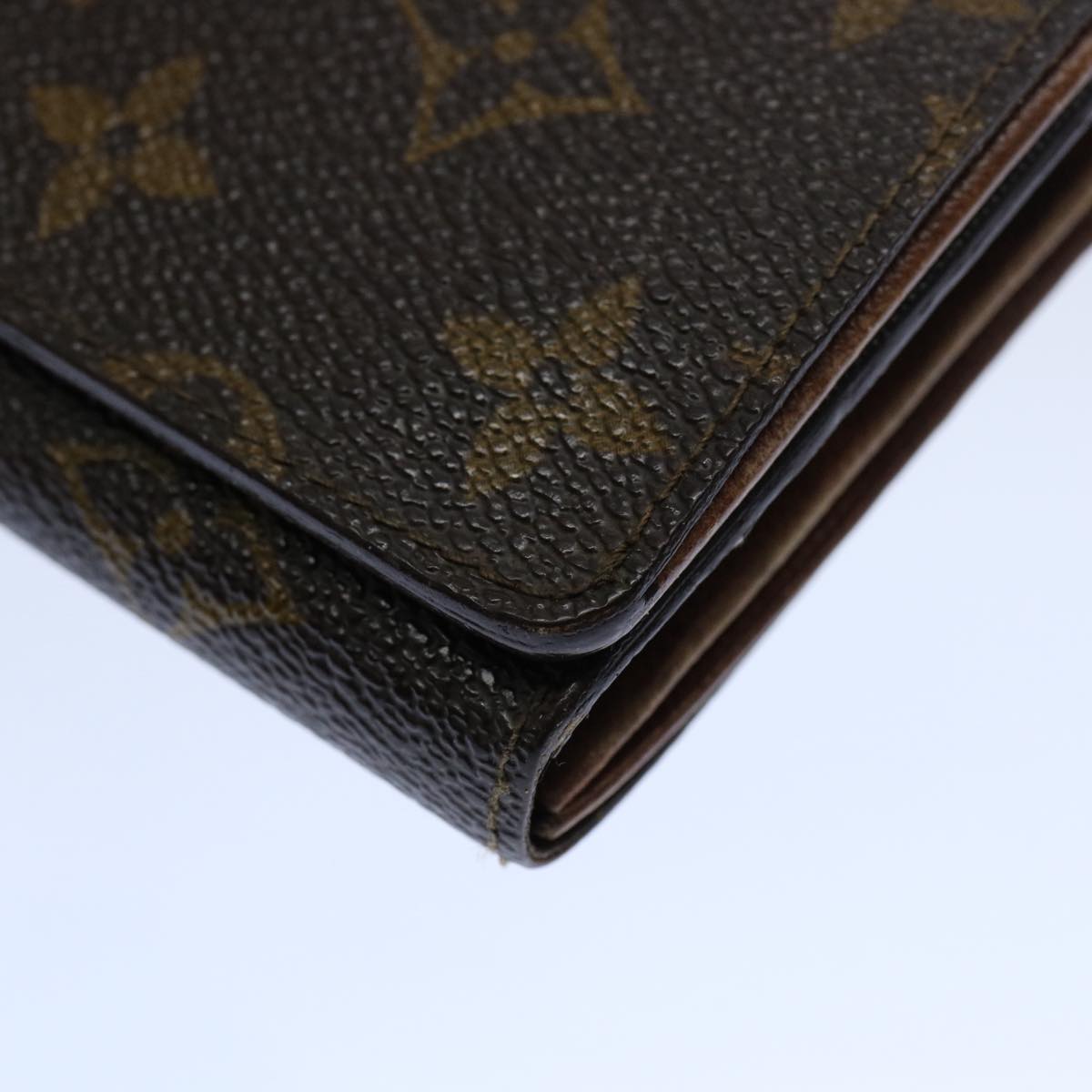 LOUIS VUITTON Monogram Portefeuille Tresol Wallet M61736 LV Auth 61275