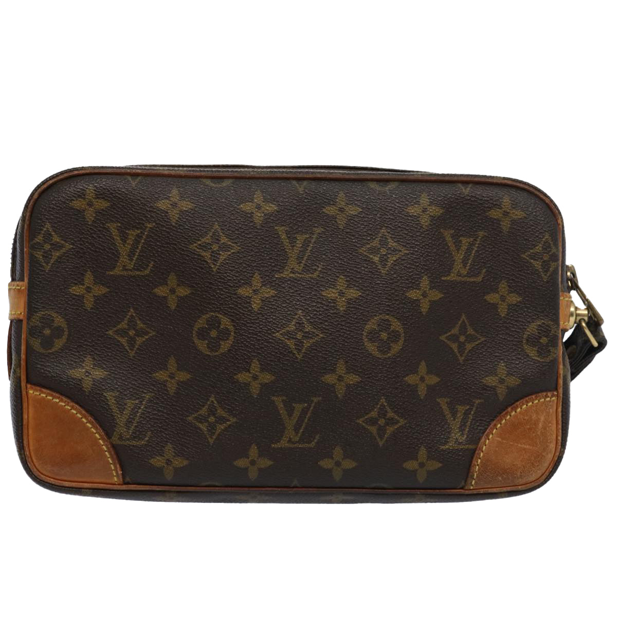 LOUIS VUITTON Monogram Marly Dragonne GM Clutch Bag M51825 LV Auth 61276