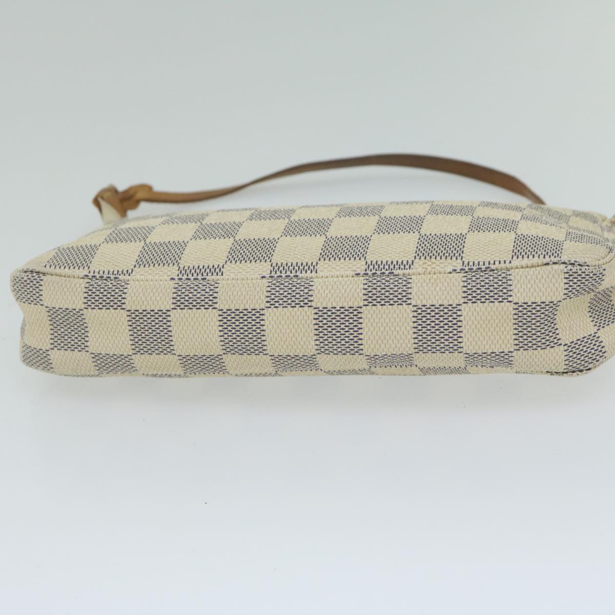 LOUIS VUITTON Damier Azur Pochette Accessoires Pouch N51986 LV Auth 61281