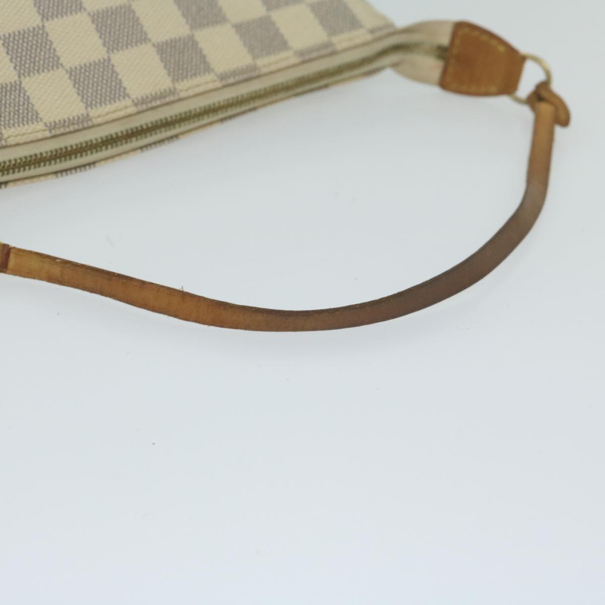 LOUIS VUITTON Damier Azur Pochette Accessoires Pouch N51986 LV Auth 61281