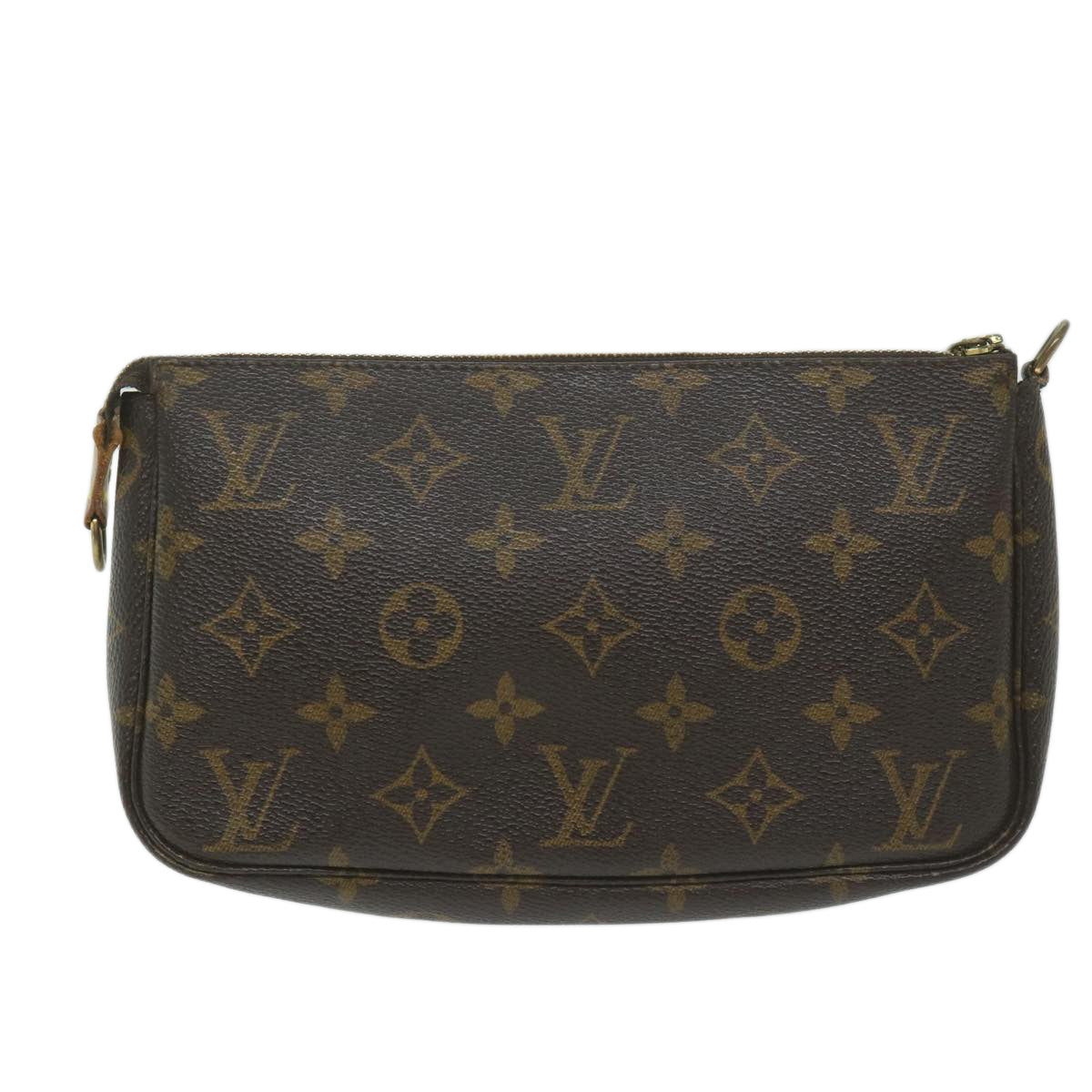 LOUIS VUITTON Monogram Pochette Accessoires Pouch M51980 LV Auth 61282