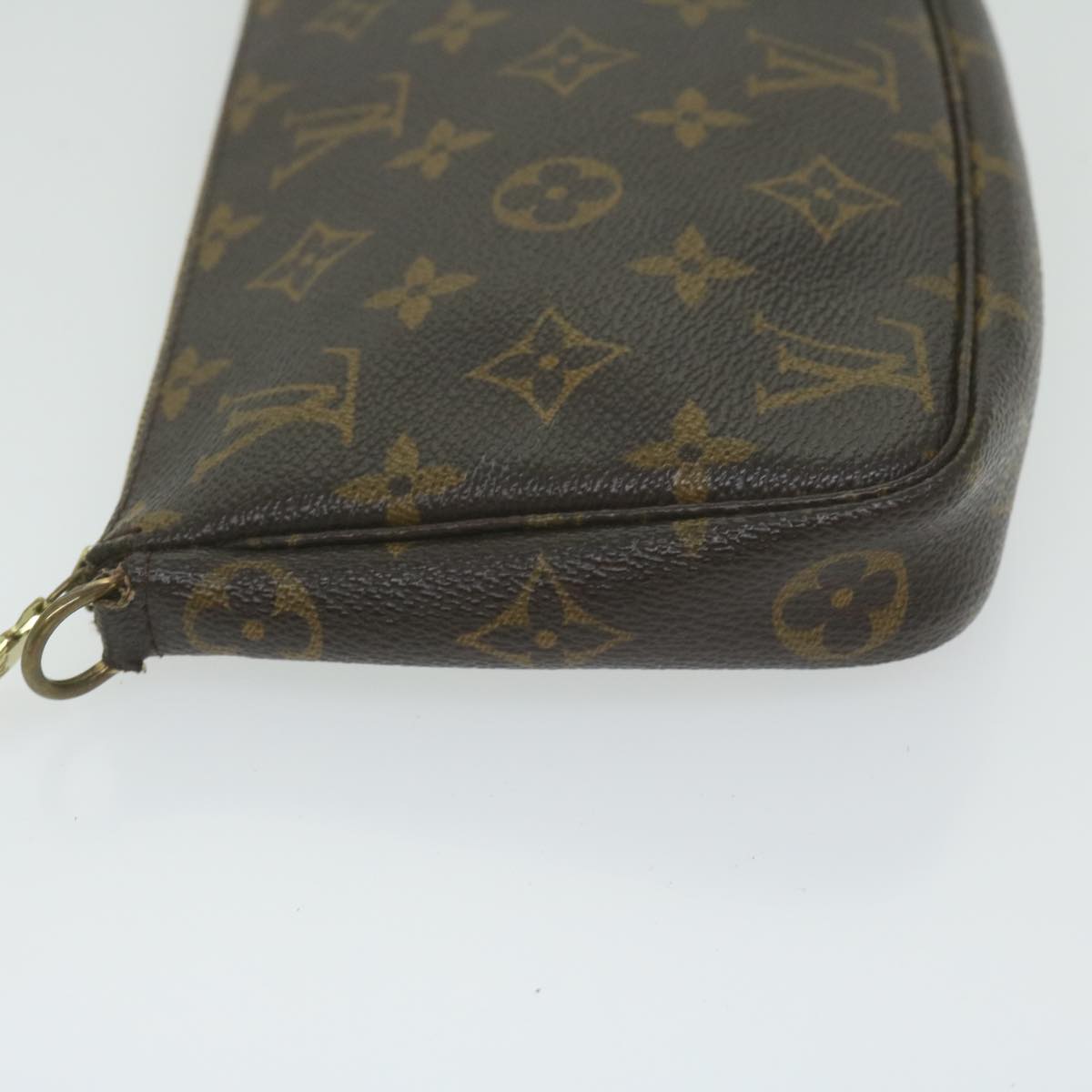 LOUIS VUITTON Monogram Pochette Accessoires Pouch M51980 LV Auth 61282