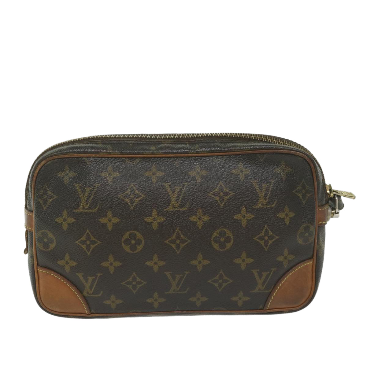 LOUIS VUITTON Monogram Marly Dragonne GM Clutch Bag M51825 LV Auth 61286