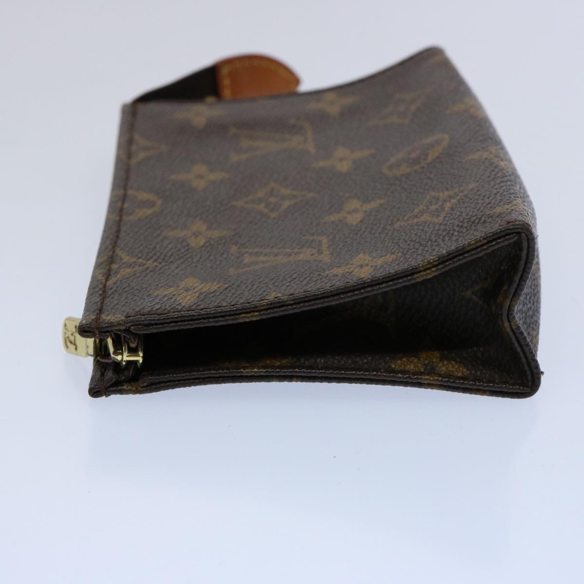 LOUIS VUITTON Monogram Poche Toilette 15 Pouch M47546 LV Auth 61290