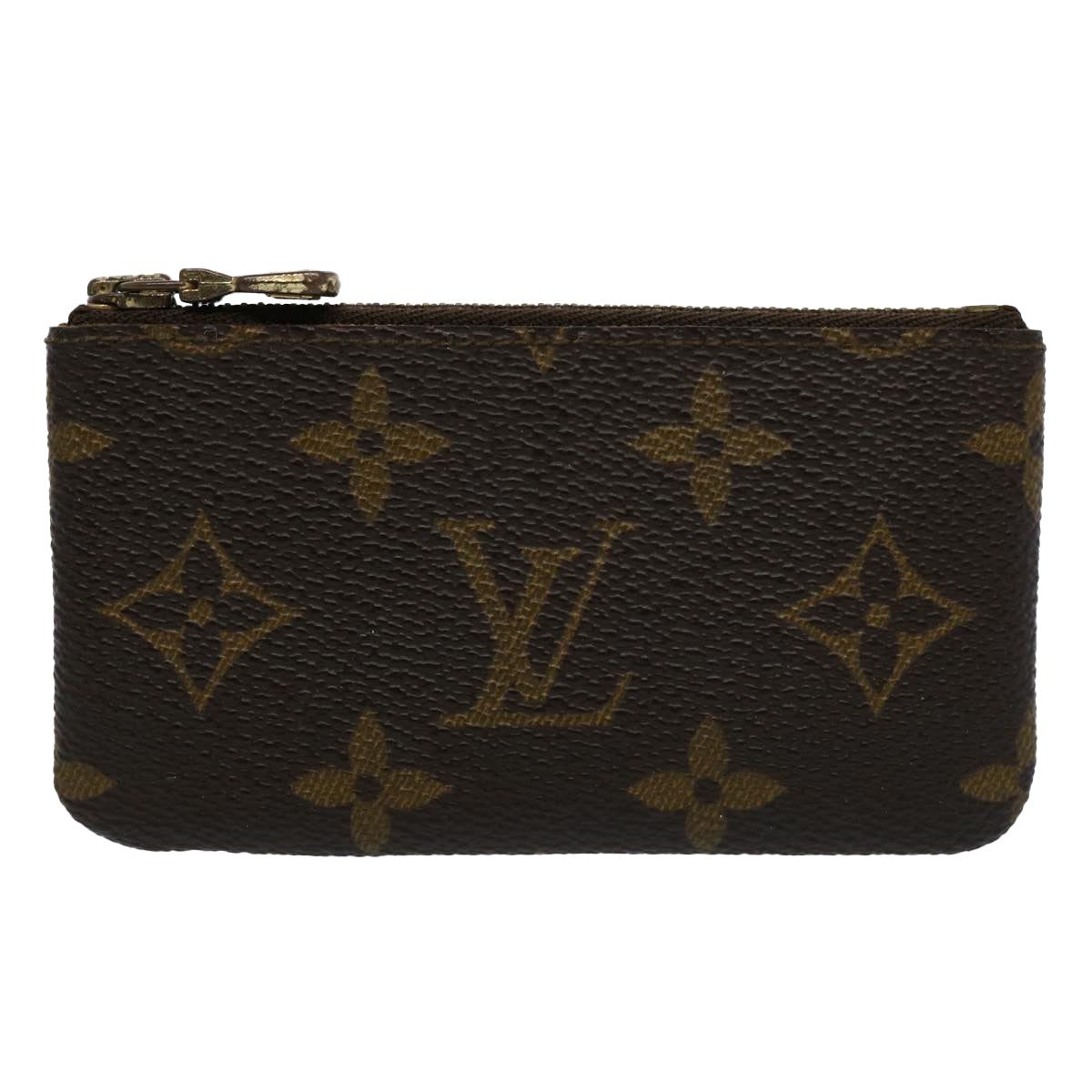 LOUIS VUITTON Monogram Pochette Cles Coin Purse M62650 LV Auth 61298