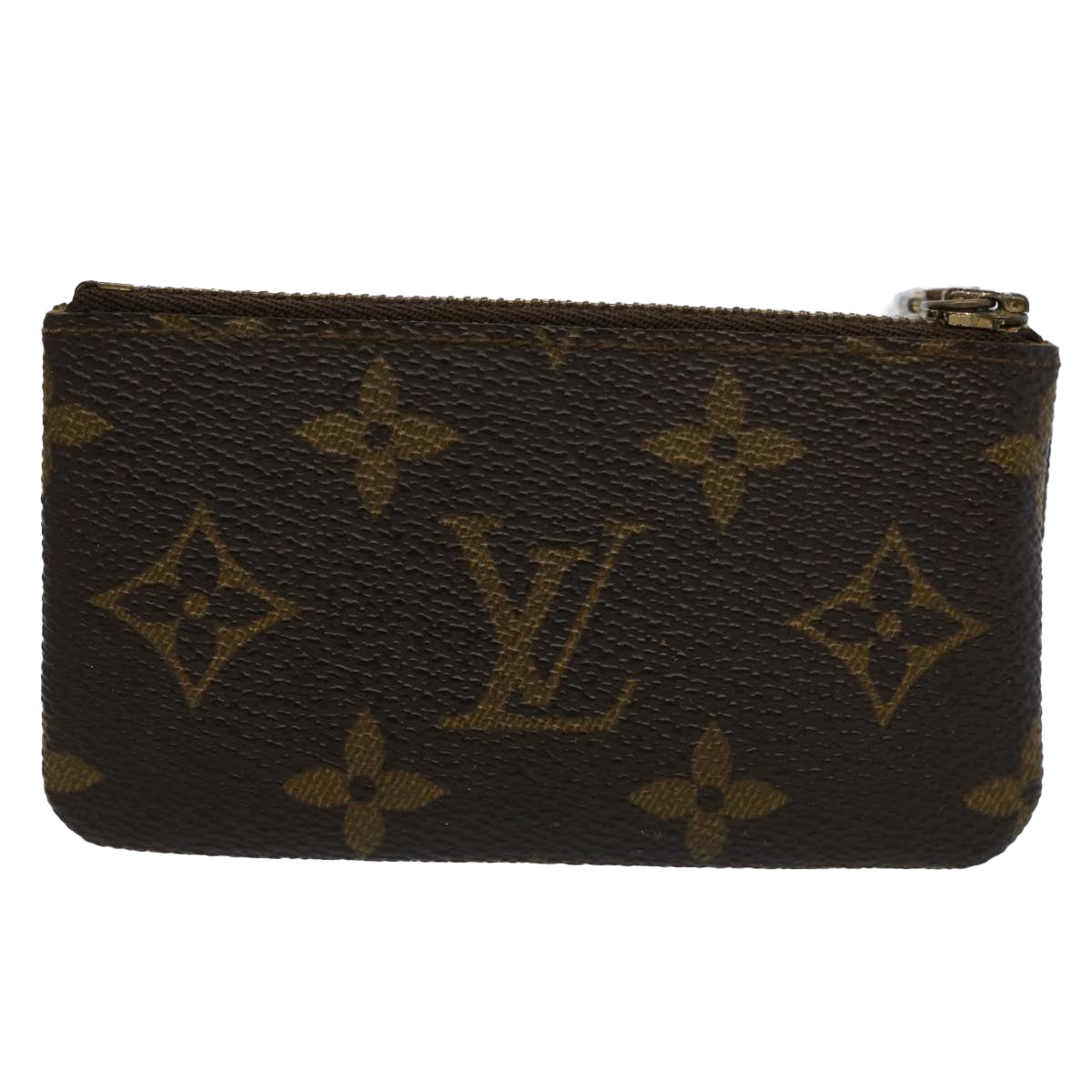 LOUIS VUITTON Monogram Pochette Cles Coin Purse M62650 LV Auth 61298