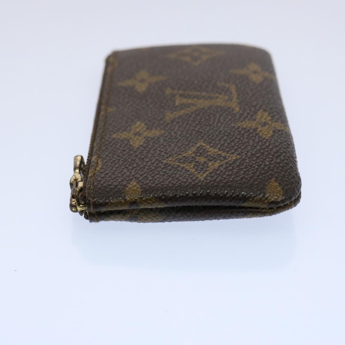 LOUIS VUITTON Monogram Pochette Cles Coin Purse M62650 LV Auth 61298