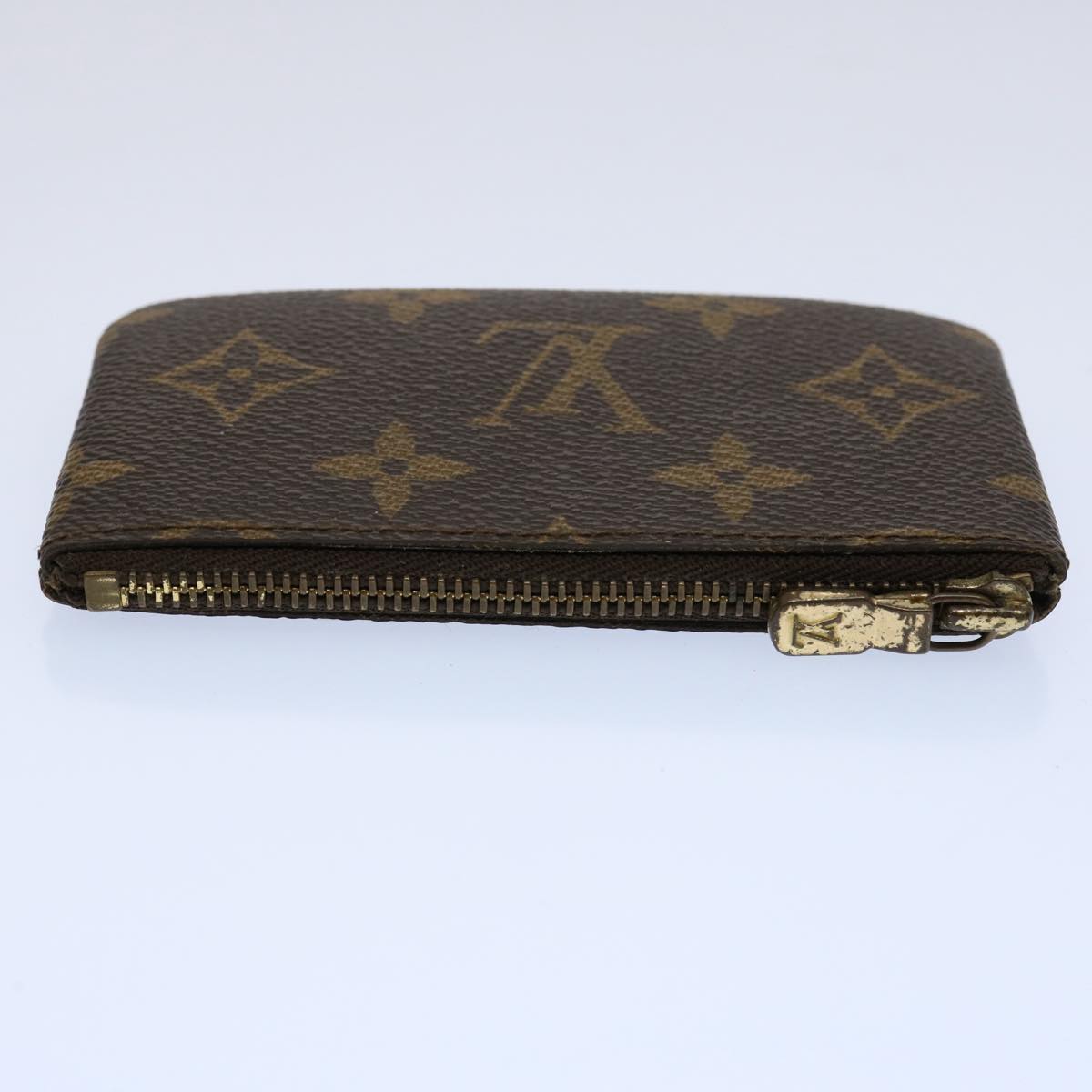 LOUIS VUITTON Monogram Pochette Cles Coin Purse M62650 LV Auth 61298