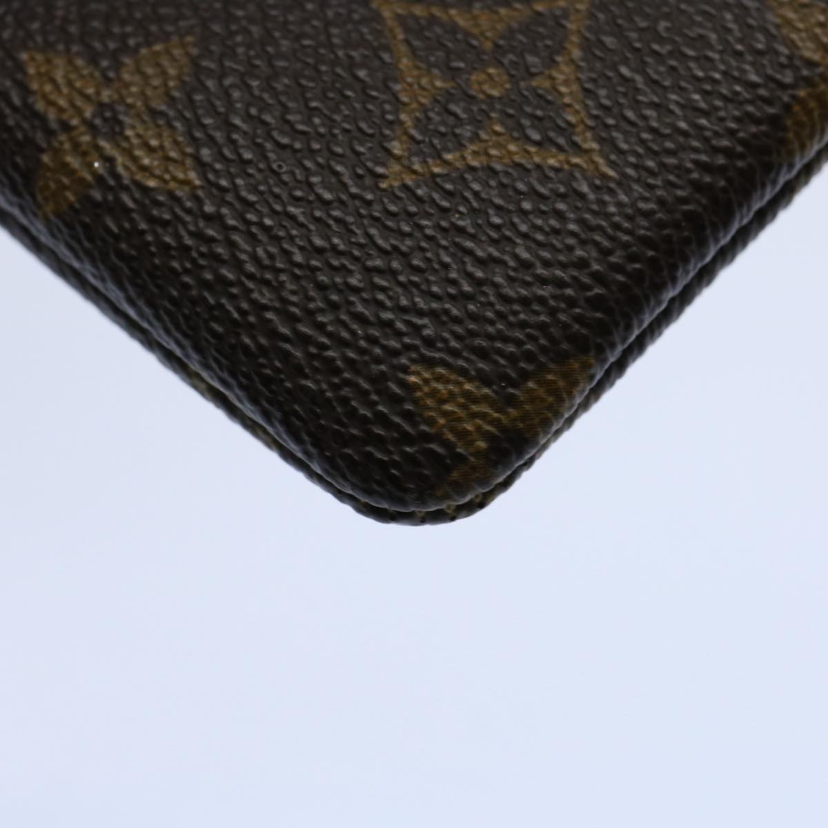 LOUIS VUITTON Monogram Pochette Cles Coin Purse M62650 LV Auth 61298