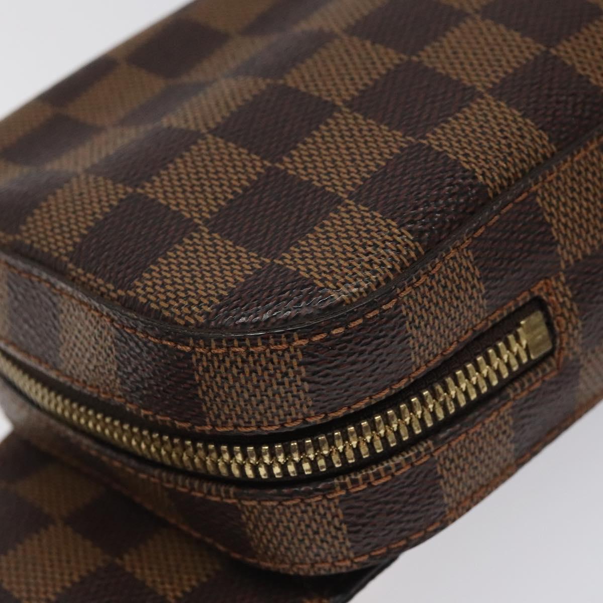 LOUIS VUITTON Damier Ebene Geronimos Shoulder Bag N51994 LV Auth 61322