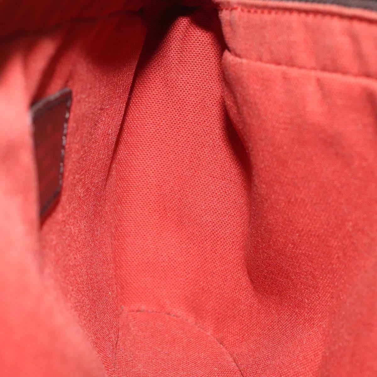 LOUIS VUITTON Damier Ebene Geronimos Shoulder Bag N51994 LV Auth 61322