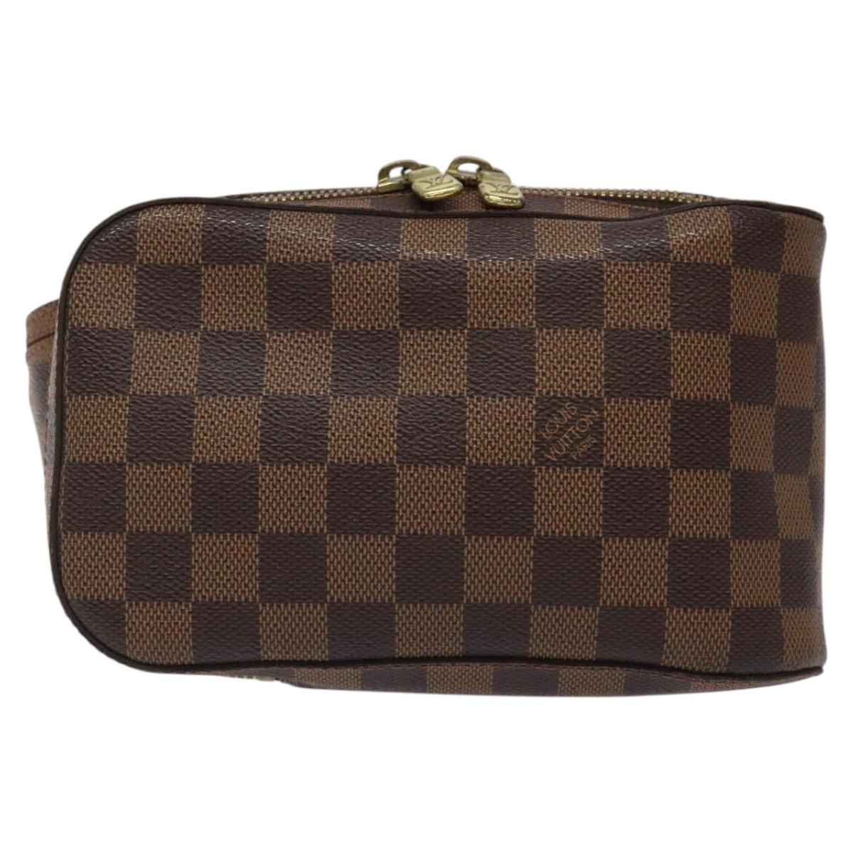 LOUIS VUITTON Damier Ebene Geronimos Shoulder Bag N51994 LV Auth 61322