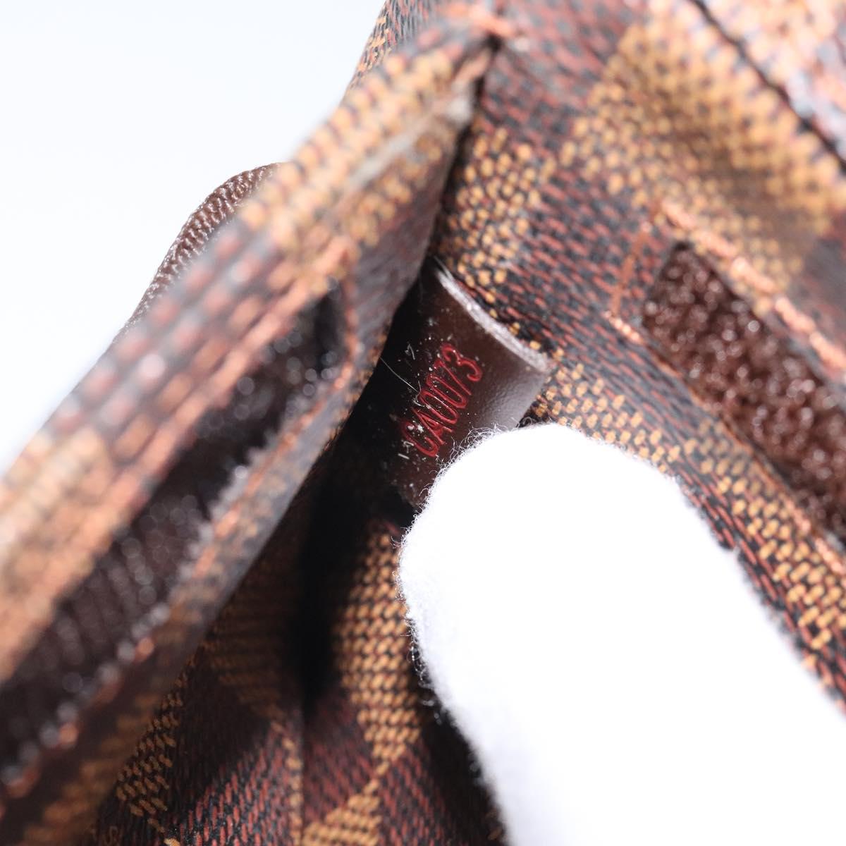 LOUIS VUITTON Damier Ebene Geronimos Shoulder Bag N51994 LV Auth 61322