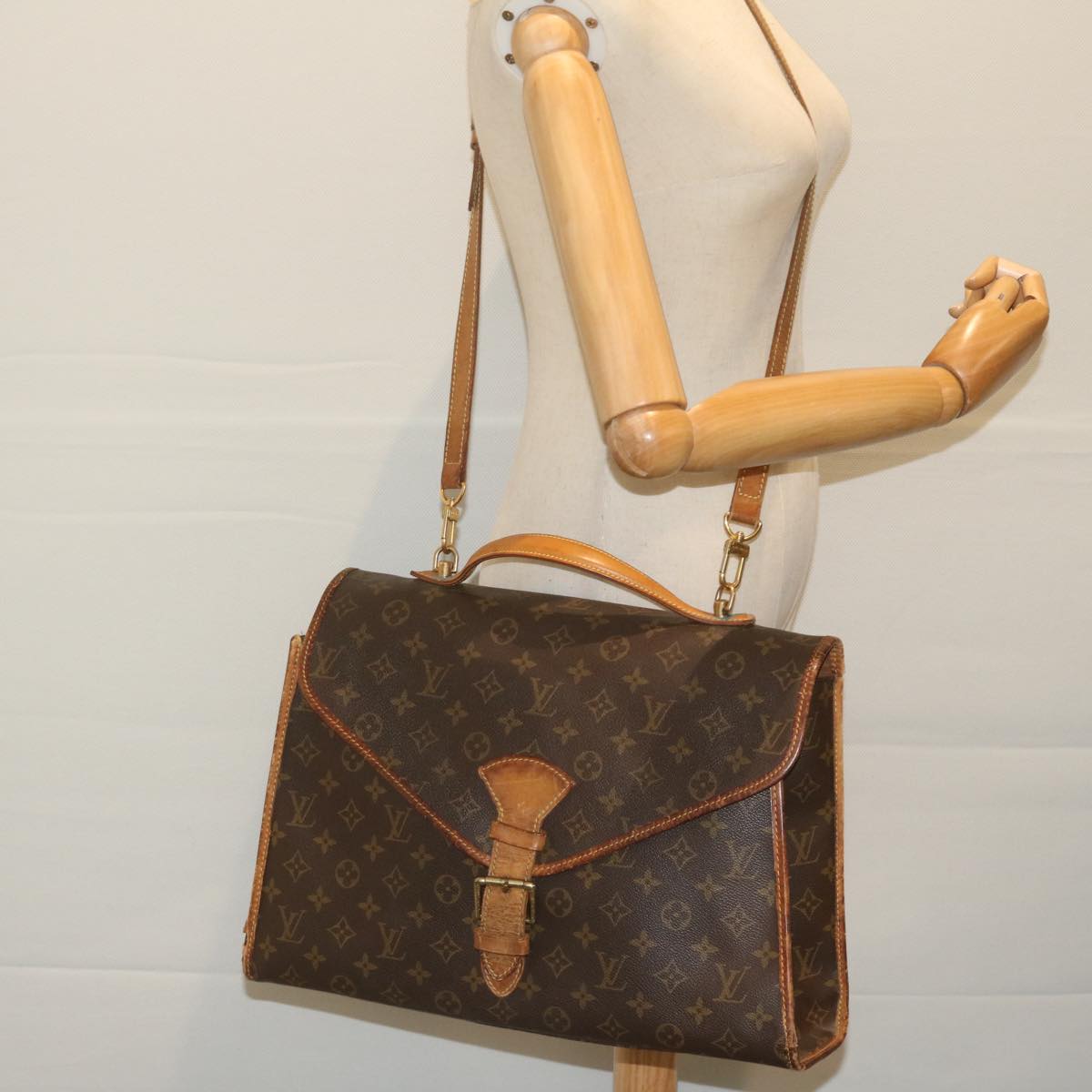 LOUIS VUITTON Monogram Beverly Hand Bag 2way M51120 LV Auth 61379