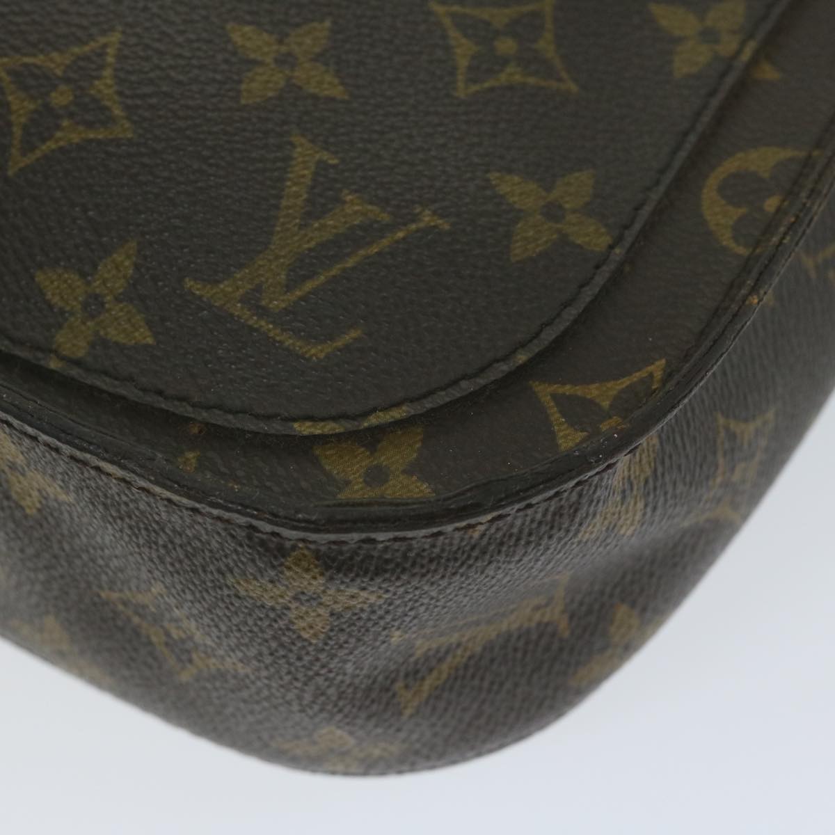 LOUIS VUITTON Monogram Saint Cloud GM Shoulder Bag M51242 LV Auth 61451