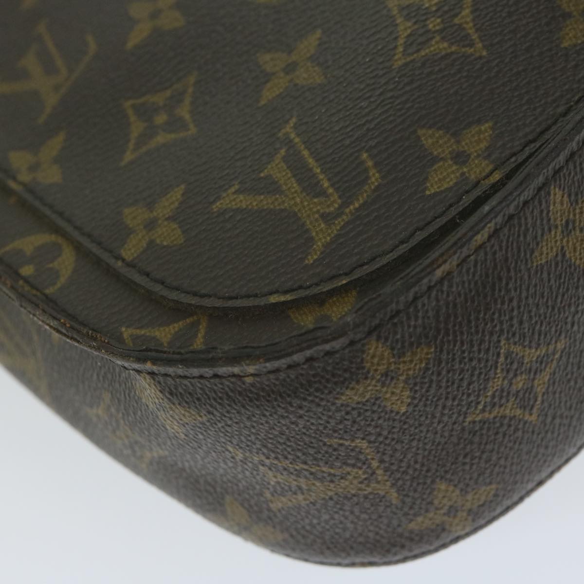 LOUIS VUITTON Monogram Saint Cloud GM Shoulder Bag M51242 LV Auth 61451