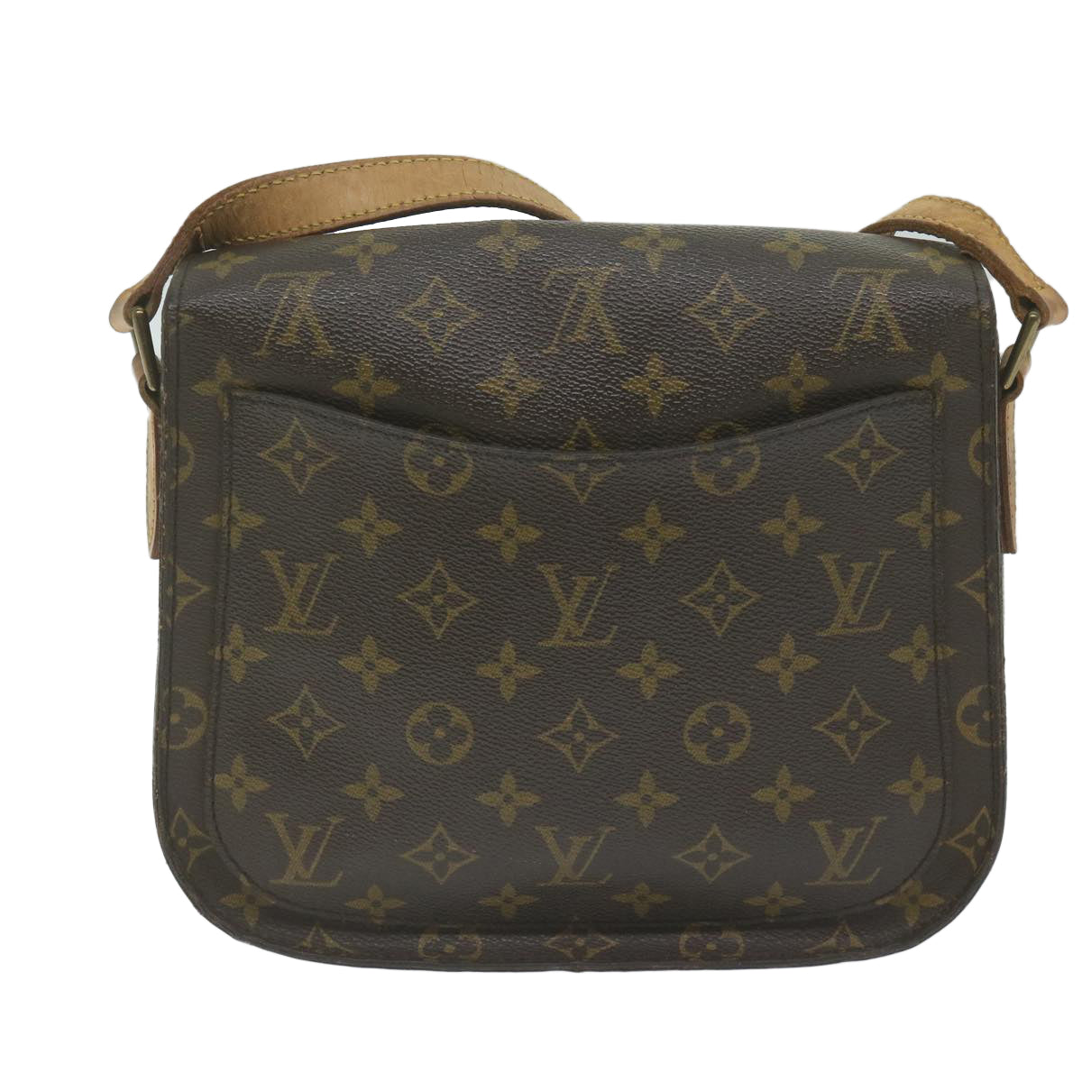 LOUIS VUITTON Monogram Saint Cloud GM Shoulder Bag M51242 LV Auth 61451