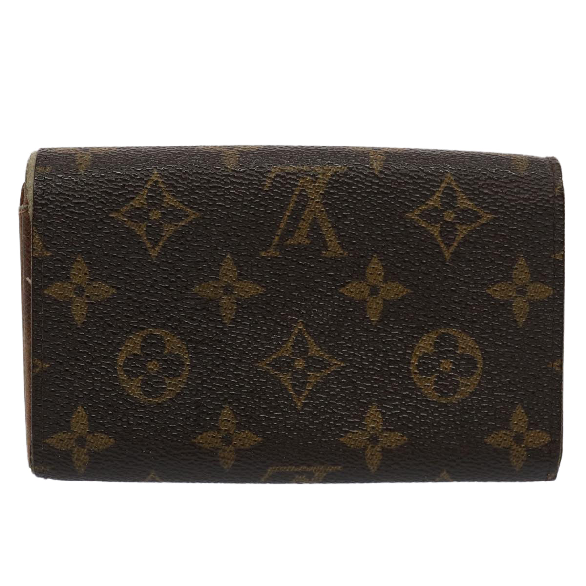 LOUIS VUITTON Monogram Portefeuille Tresol Wallet M61736 LV Auth 61553