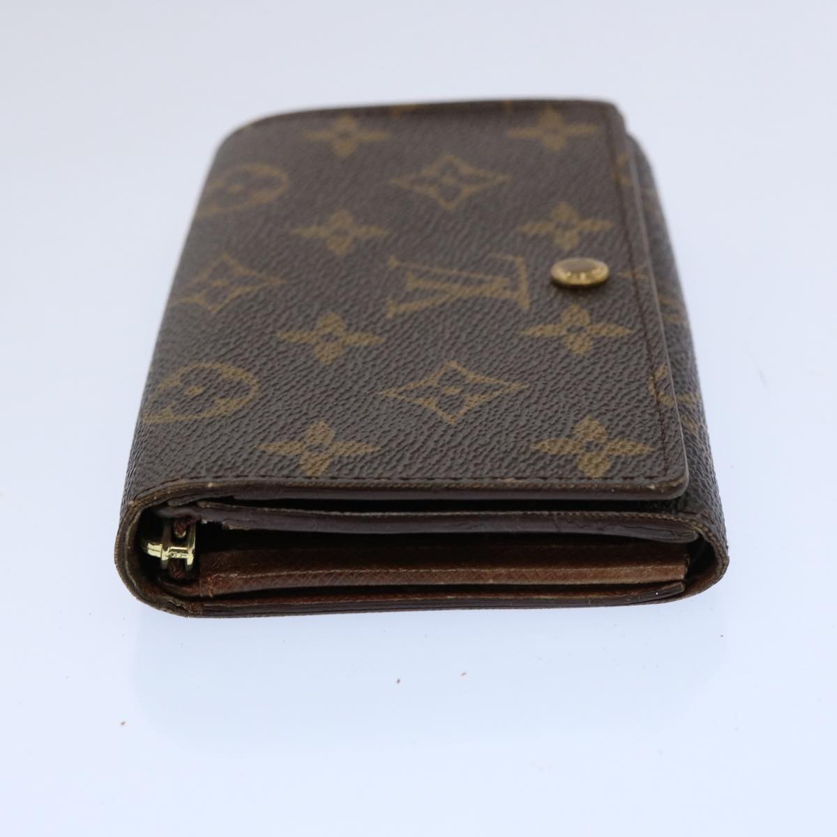 LOUIS VUITTON Monogram Portefeuille Tresol Wallet M61736 LV Auth 61553