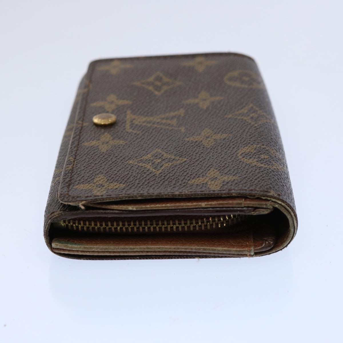 LOUIS VUITTON Monogram Portefeuille Tresol Wallet M61736 LV Auth 61553