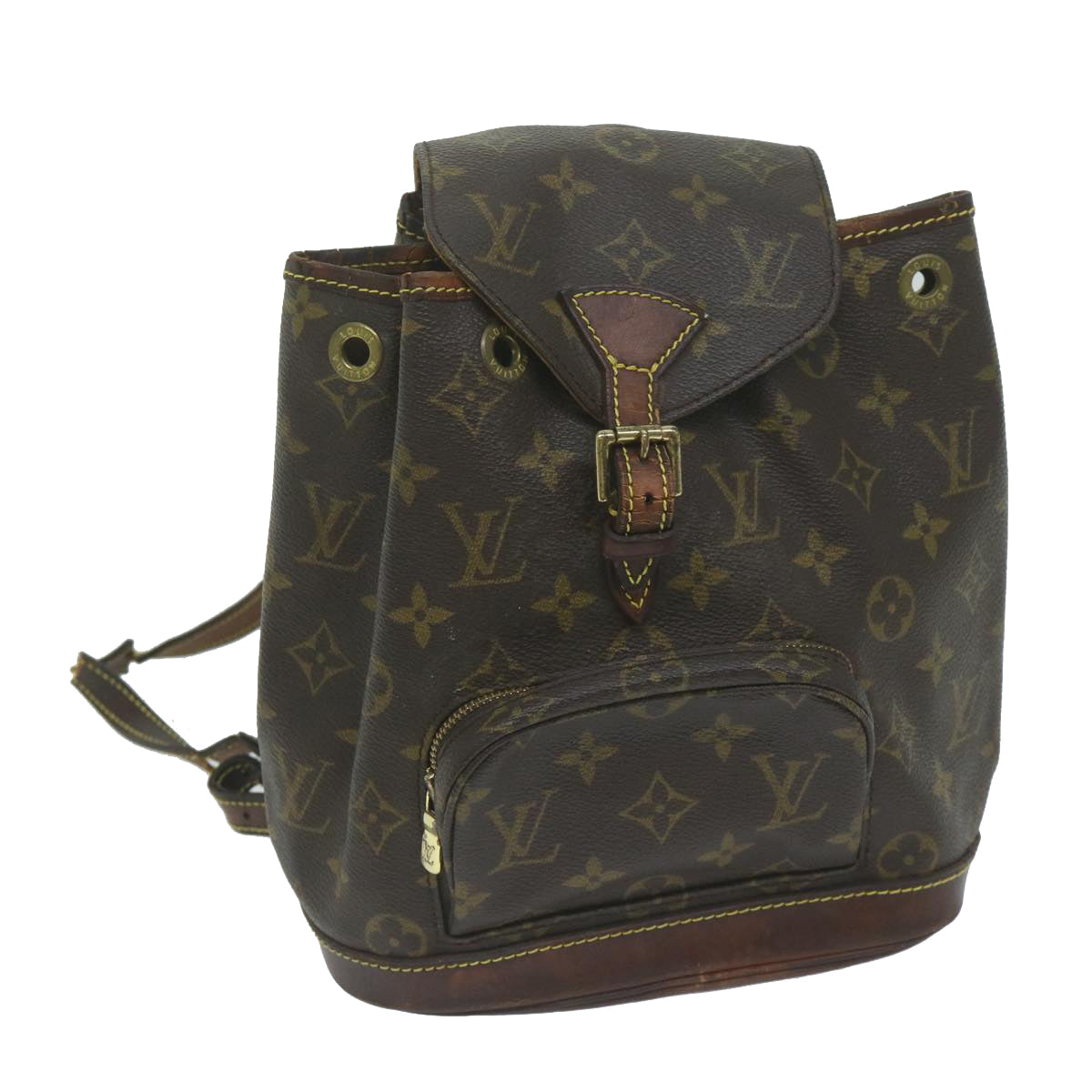 LOUIS VUITTON Monogram Montsouris PM Backpack M51137 LV Auth 61579