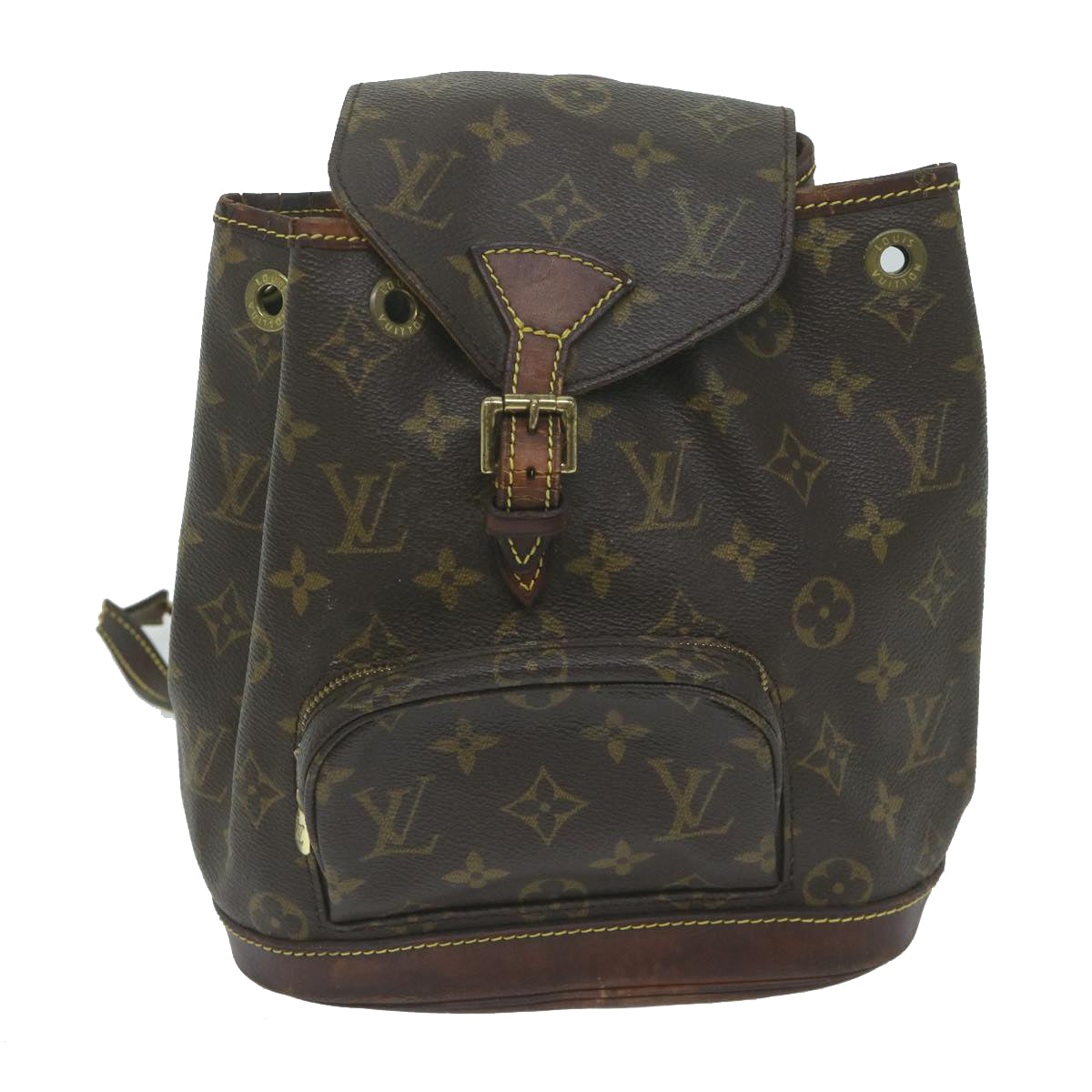 LOUIS VUITTON Monogram Montsouris PM Backpack M51137 LV Auth 61579