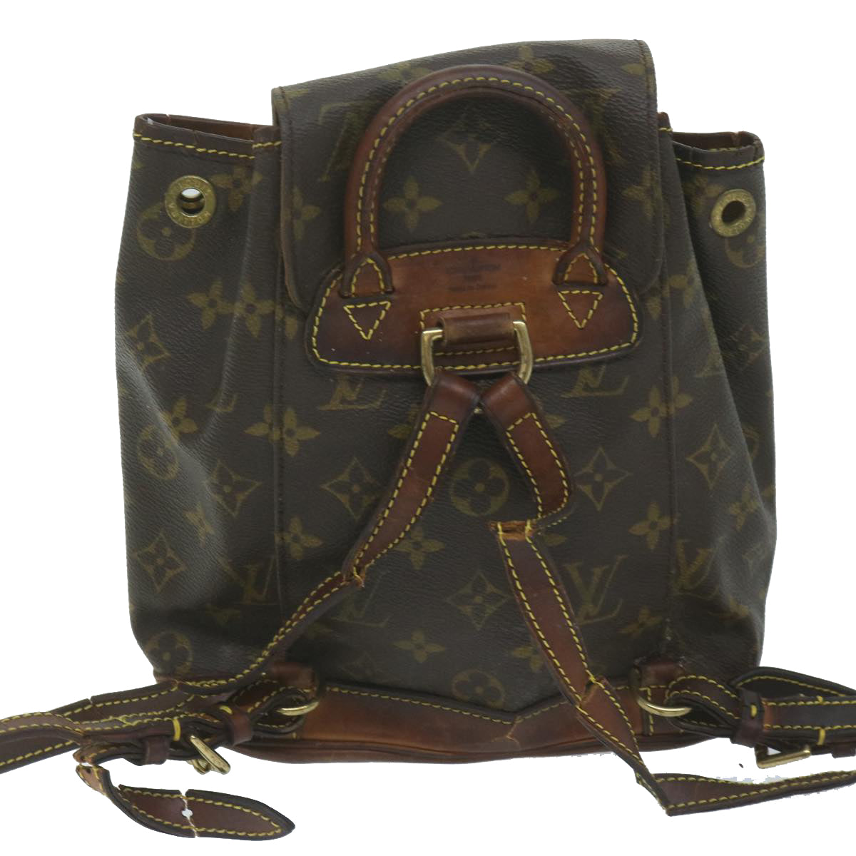 LOUIS VUITTON Monogram Montsouris PM Backpack M51137 LV Auth 61579