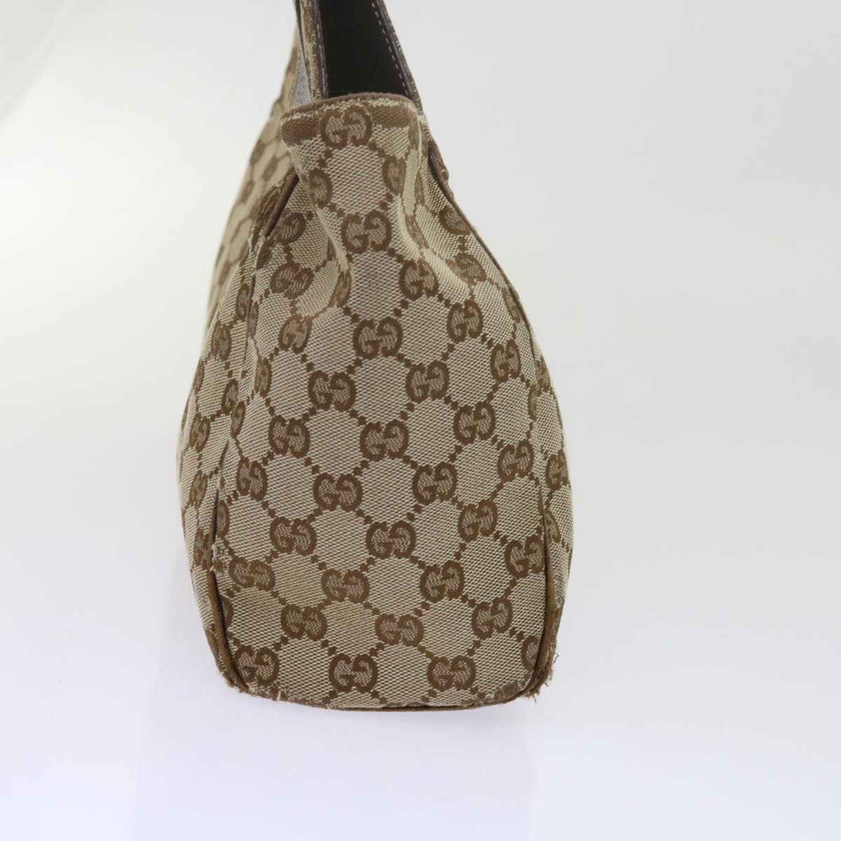 GUCCI GG Canvas Tote Bag Beige Auth 61699