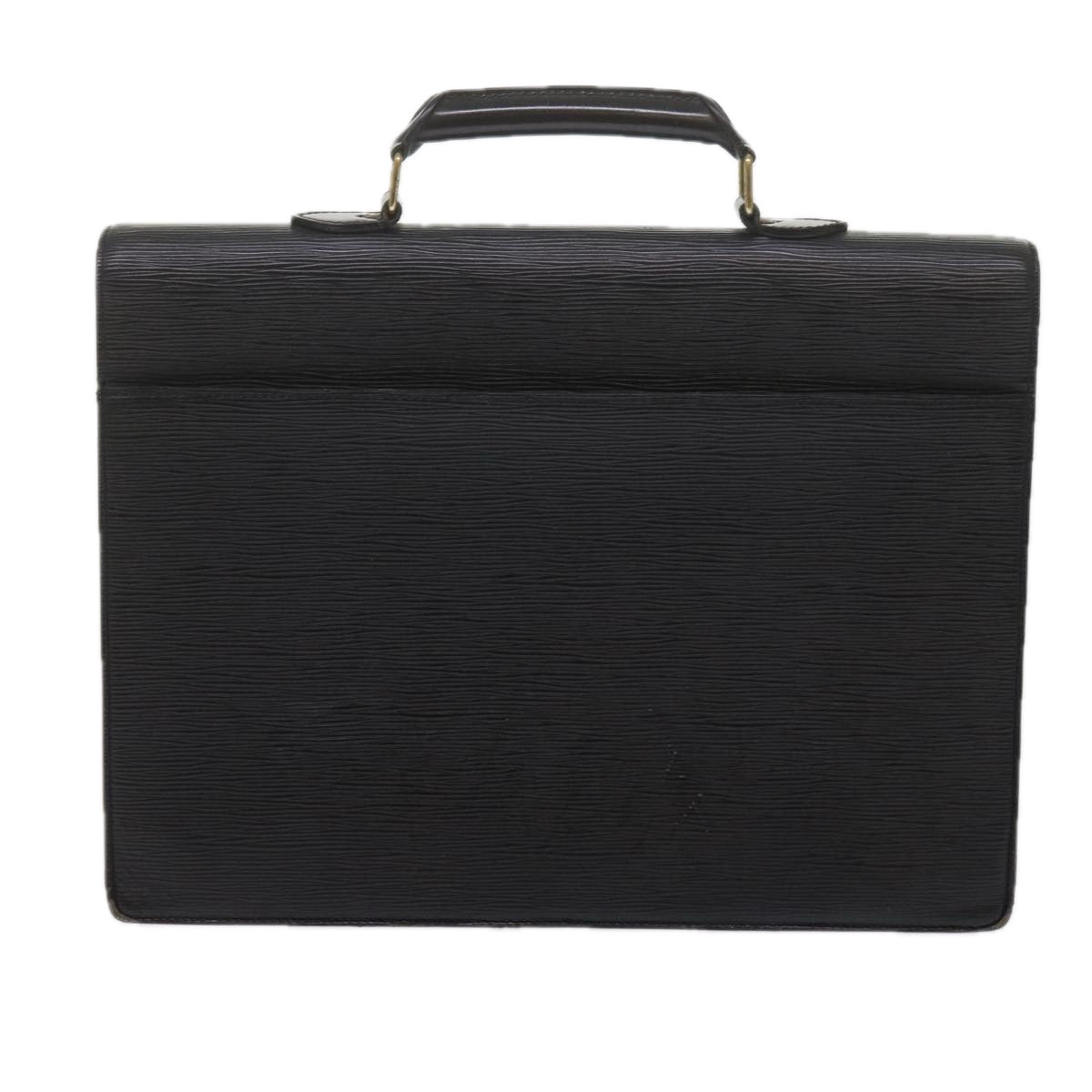 LOUIS VUITTON Epi Serviette Conseiller Briefcase Black M54422 LV Auth 61710