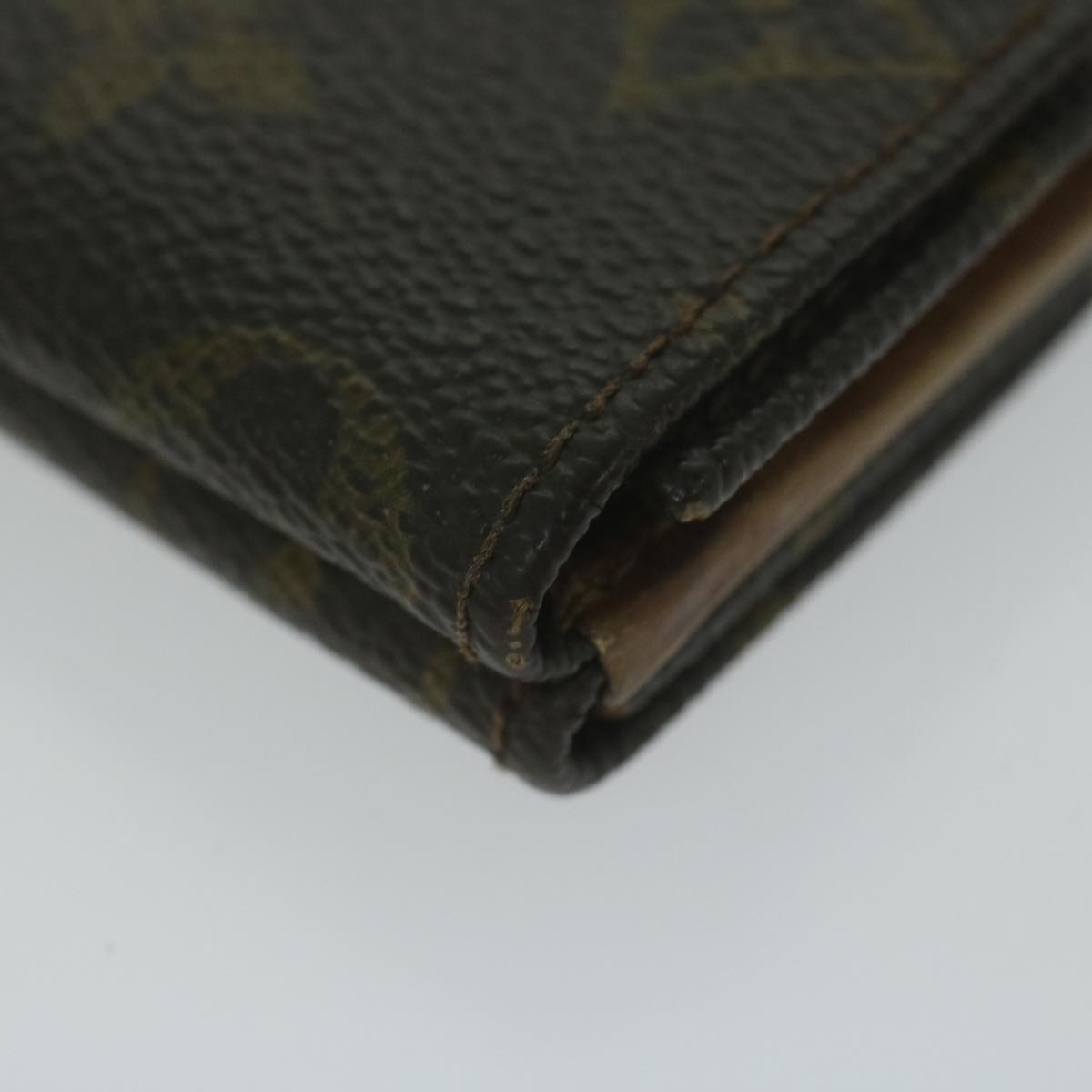 LOUIS VUITTON Monogram Porte Monnaie Billets Wallet M61660 LV Auth 61716