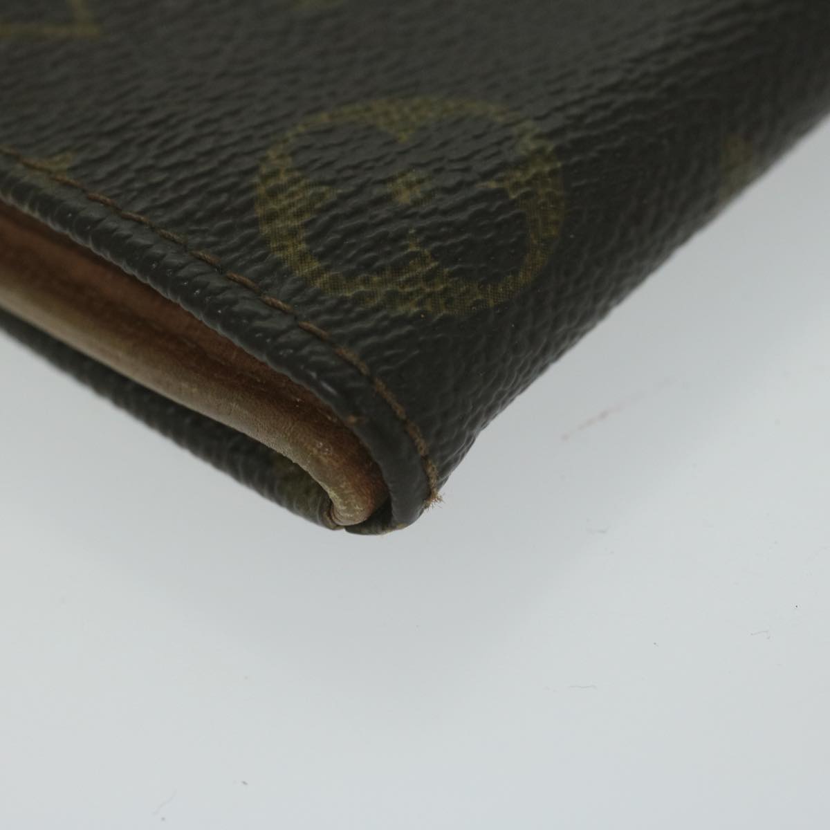 LOUIS VUITTON Monogram Porte Monnaie Billets Wallet M61660 LV Auth 61716