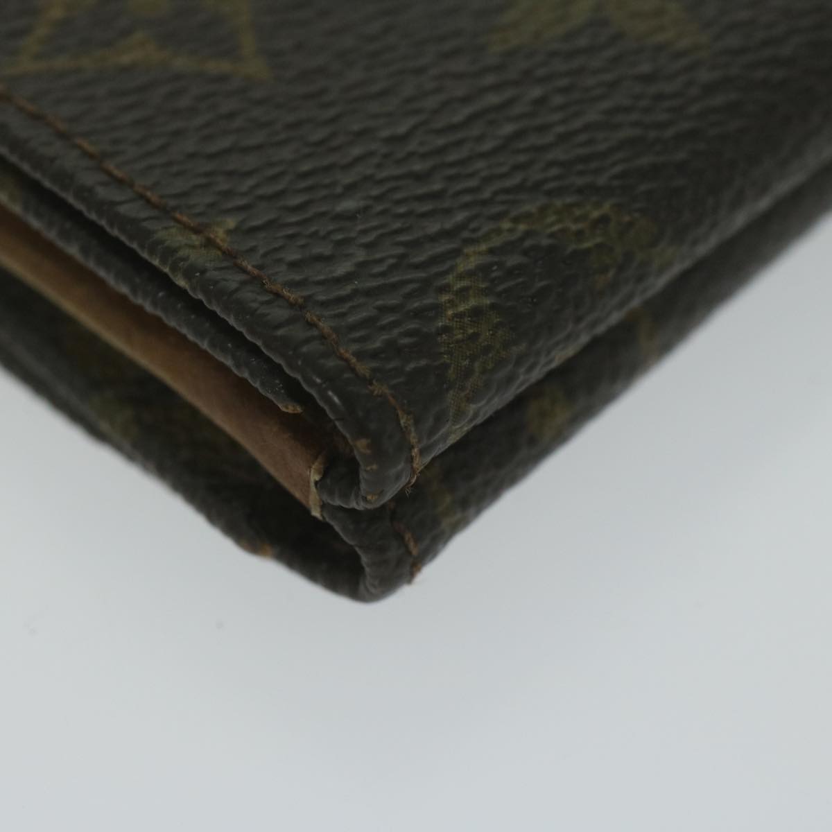 LOUIS VUITTON Monogram Porte Monnaie Billets Wallet M61660 LV Auth 61716