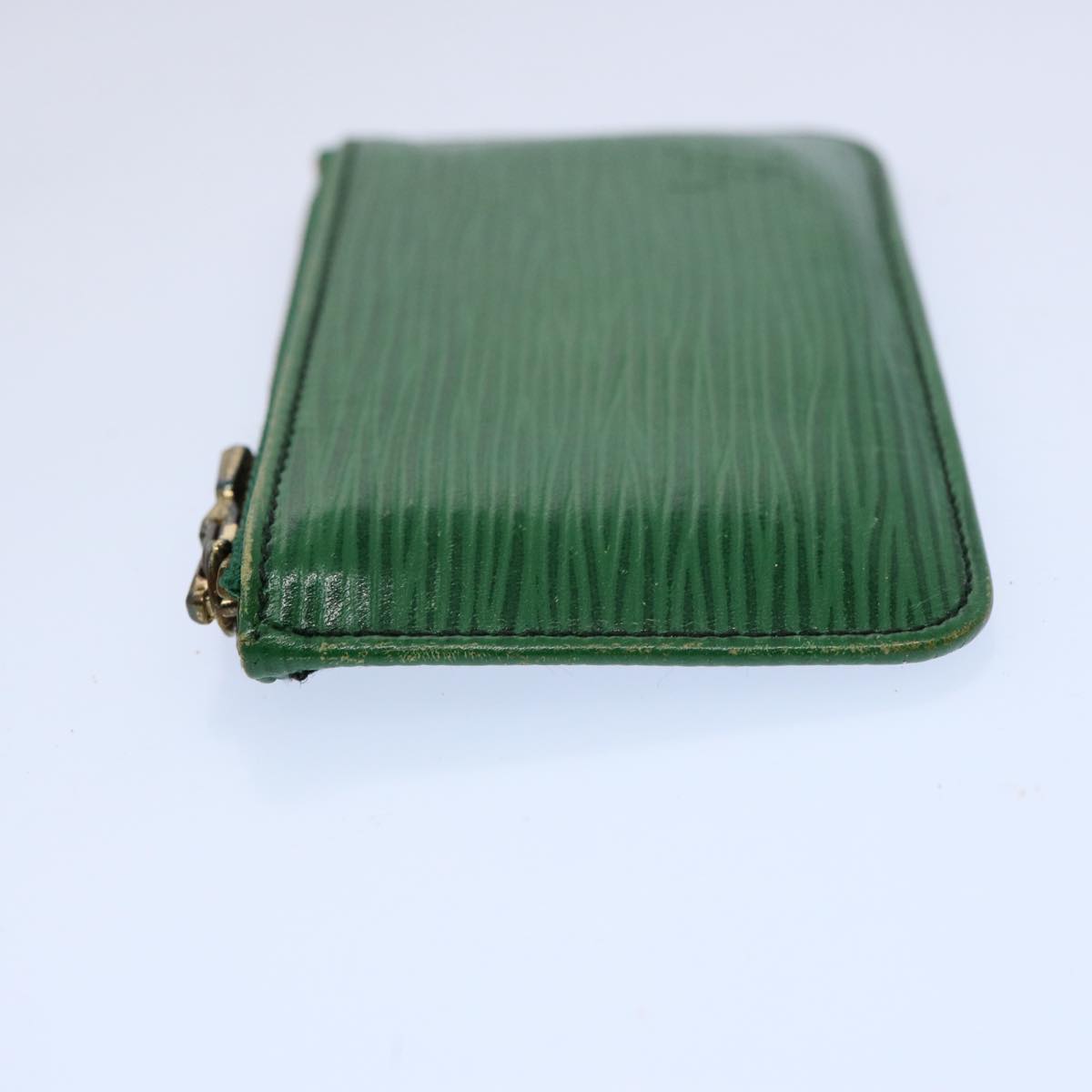 LOUIS VUITTON Epi Pochette Cles Coin Purse Green M63804 LV Auth 61717