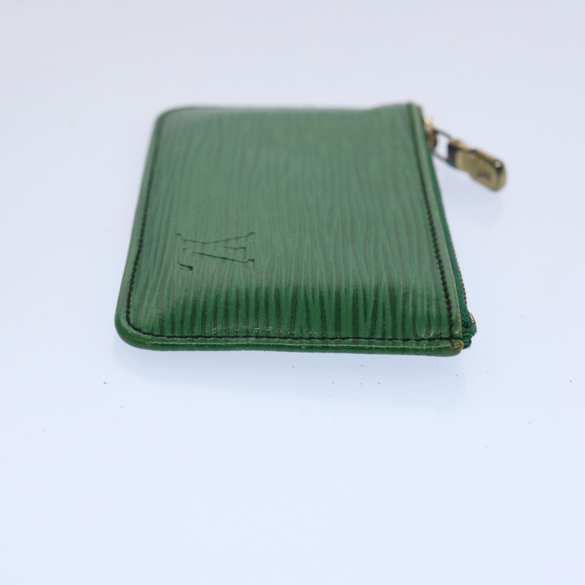 LOUIS VUITTON Epi Pochette Cles Coin Purse Green M63804 LV Auth 61717