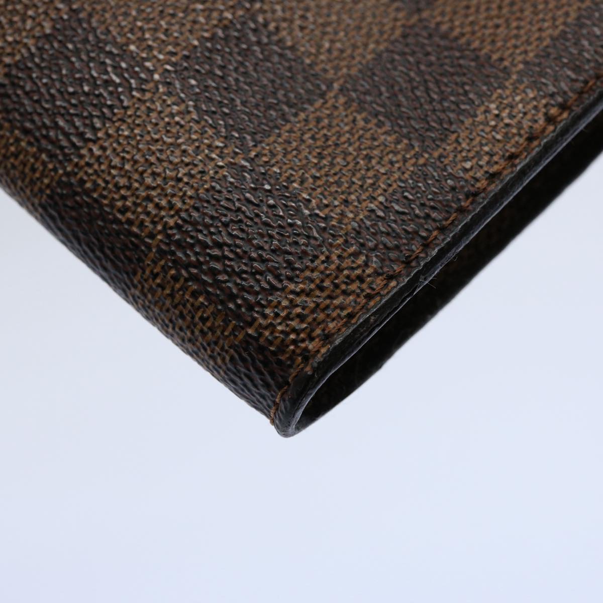 LOUIS VUITTON Damier Ebene Marais Pouch LV Auth 61740