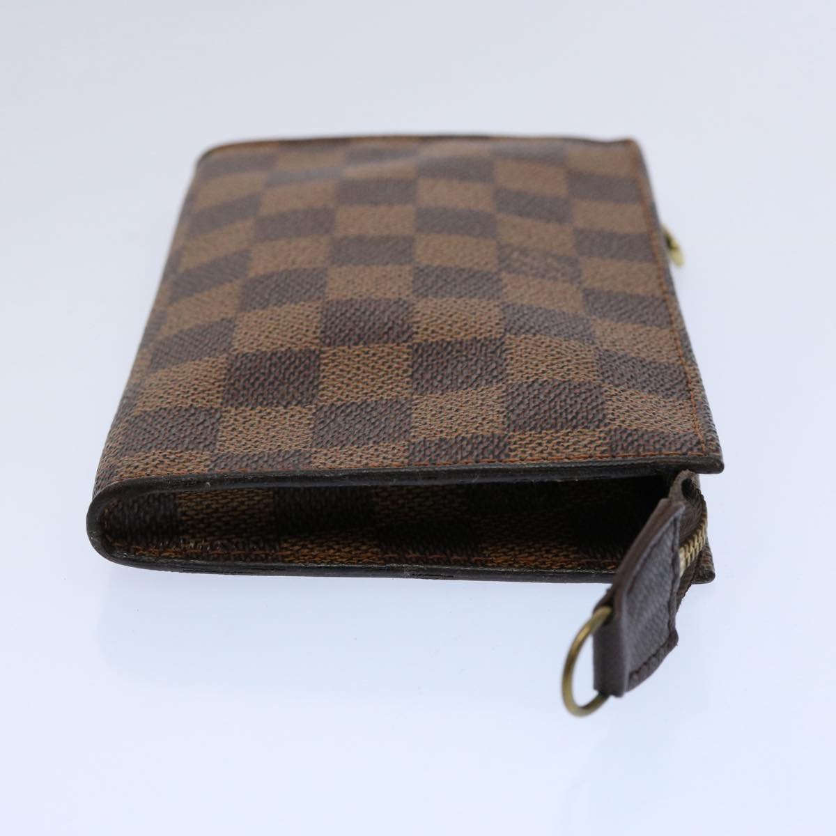 LOUIS VUITTON Damier Ebene Marais Pouch LV Auth 61740