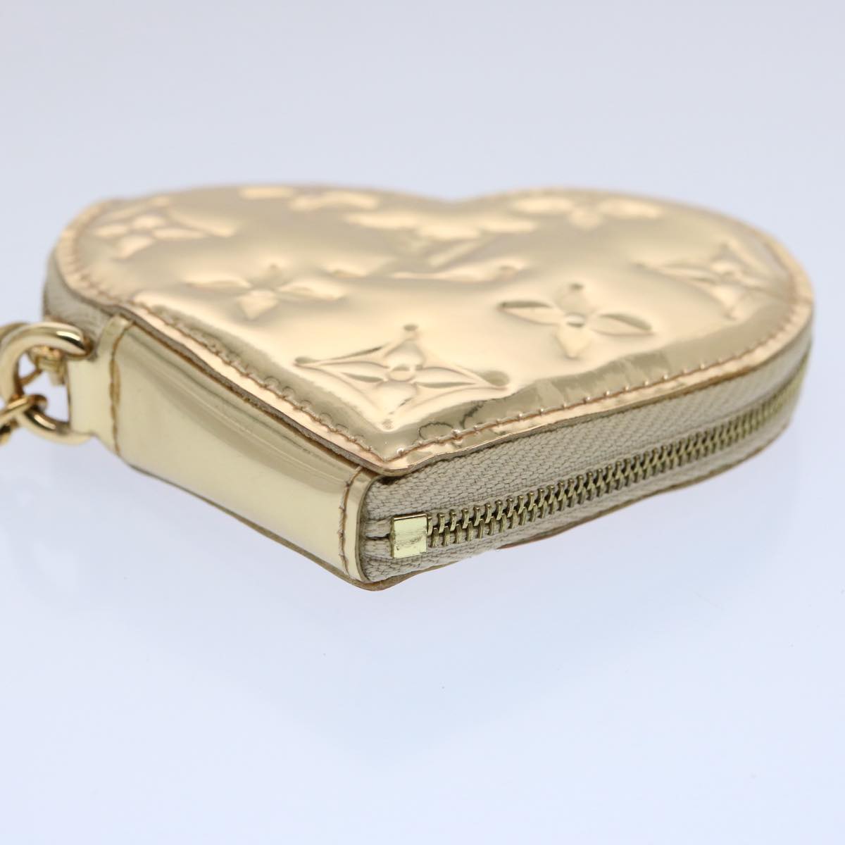 LOUIS VUITTON Monogram Miroir Porte Monnaie Coeur Purse Dore M93567 Auth 61747A