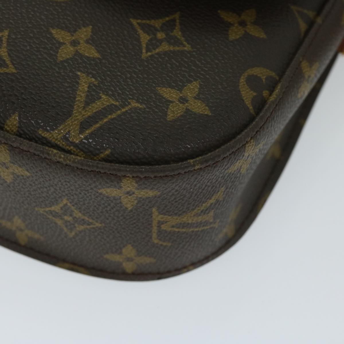 LOUIS VUITTON Monogram Saint Cloud GM Shoulder Bag M51242 LV Auth 61769