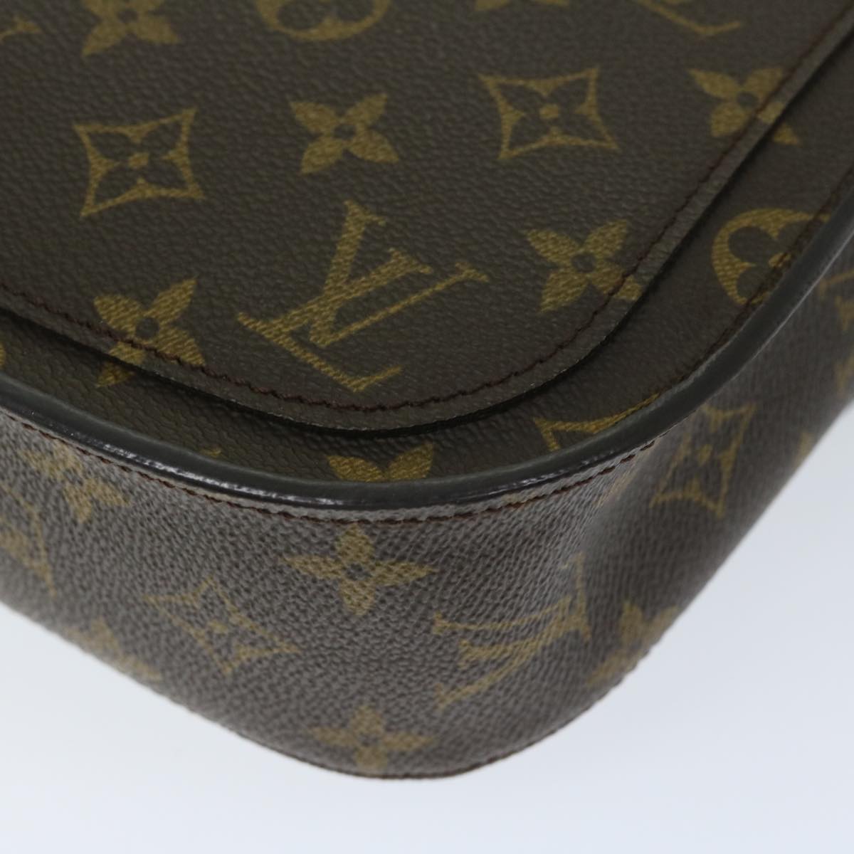 LOUIS VUITTON Monogram Saint Cloud GM Shoulder Bag M51242 LV Auth 61769