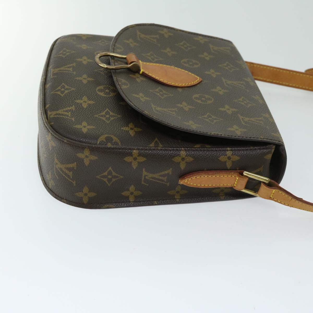 LOUIS VUITTON Monogram Saint Cloud GM Shoulder Bag M51242 LV Auth 61769