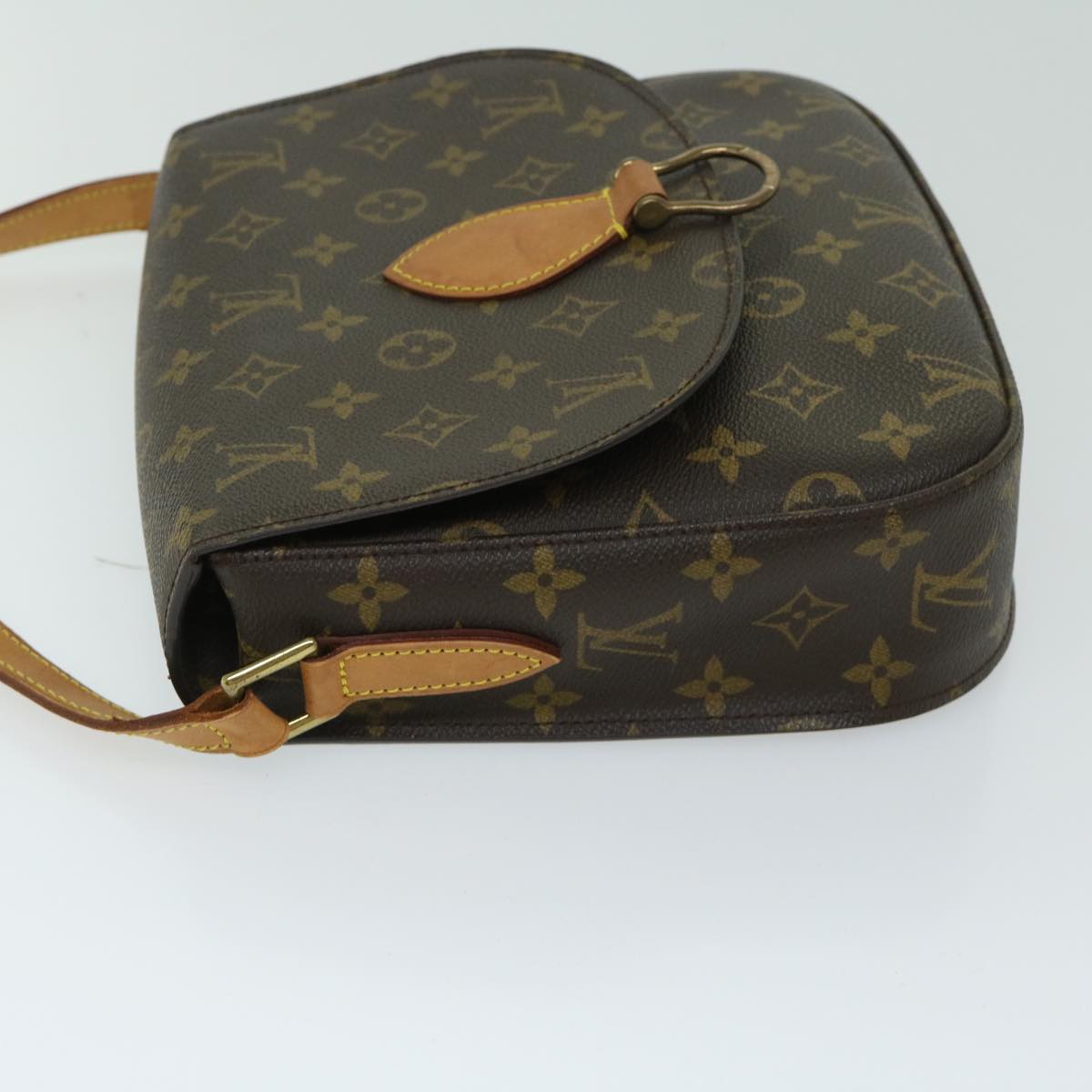 LOUIS VUITTON Monogram Saint Cloud GM Shoulder Bag M51242 LV Auth 61769