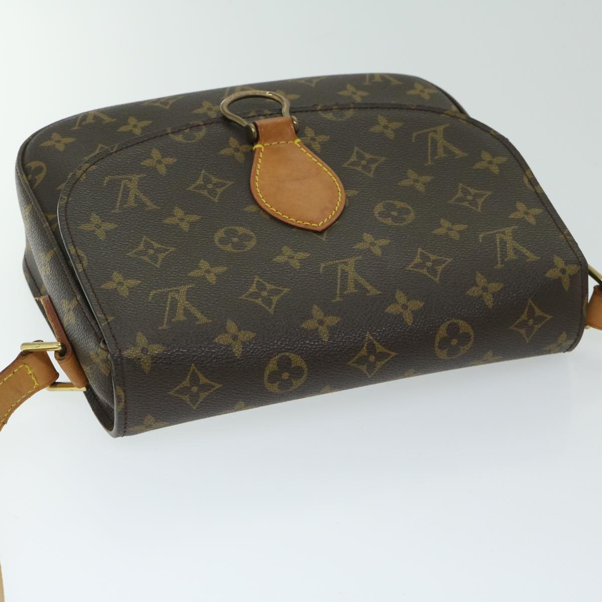 LOUIS VUITTON Monogram Saint Cloud GM Shoulder Bag M51242 LV Auth 61769