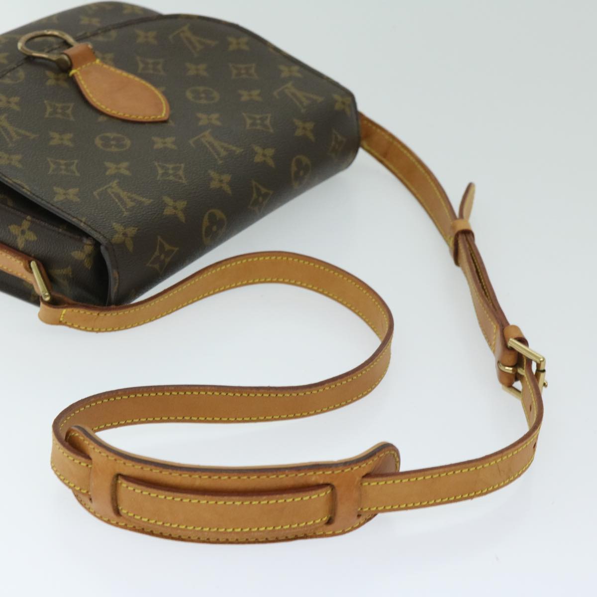 LOUIS VUITTON Monogram Saint Cloud GM Shoulder Bag M51242 LV Auth 61769