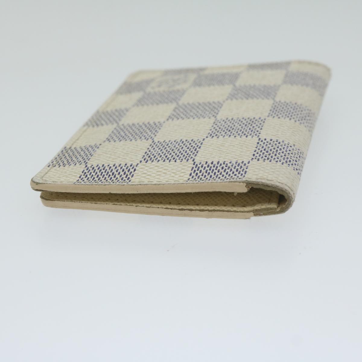 LOUIS VUITTON Damier Azur Organizer Dupoch Card Case N61727 LV Auth 61872